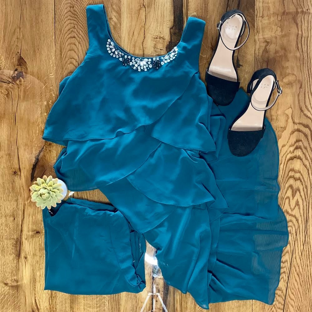 SLNY Long Sleeve Two-Piece Jacket Dress | 8